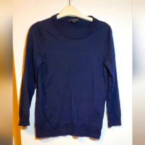 Mediun J.Crew Navy Blue Long Sleeve Top